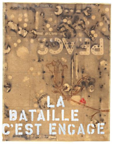 La battaille, 2007. 25"x22" (cm. 64.5x50)