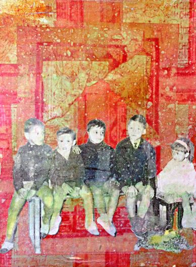 Ganzini, 2000. on canvas 12"x9" (cm. 30.5x23)