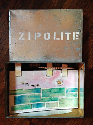 Zipolite, 2014. 3.5"x7"x10"(cm.8x17.5x25.5)